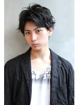 ブラン 栄(Blanc)&nbsp;【Blanc/栄】無造作ショート＿センターパート＿ショート