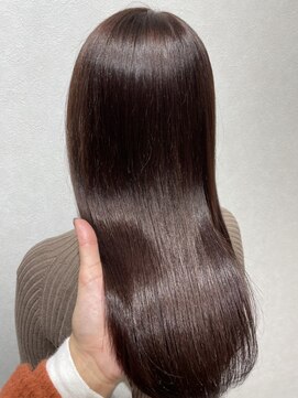 テラスヘア 新潟駅南(TERRACE hair) 【艶髪】プレミアムイルミナカラー使用コーラルピンク