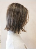 【morio鶴瀬】20代30代40代ハイライト外ハネボブ前髪無し