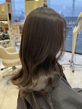 アンフェリール 原島店(Em Fellir) 大人韓国ヘア/グレージュアッシュ/グレーベージュ/20代30代40代