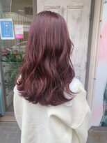 ライクバイコトナ 越谷(RIKE by kotona) ロングヘア×ピンクカラー