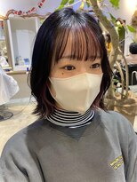 ナルヘアー 越谷(Nalu hair) インナーカラー/チェリーピンク