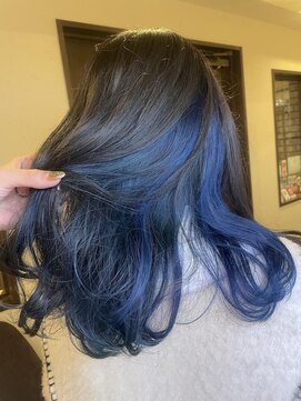 ルチカ(Luccica) 【Luccica】インナーカラー × ブルーブラック