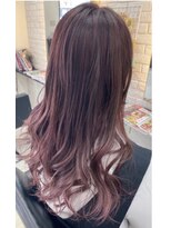シャルム ヘアー デザイン(CHARME Hair Design) 【ナチュラルハイライト】　ピンクヴァイオレット