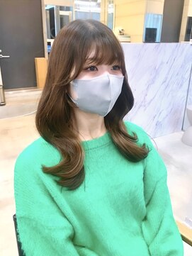 アリュウル 表参道(ALLURE) 小顔に見えるくびれヘア　レイヤーカット　透明感カラー　KAKO