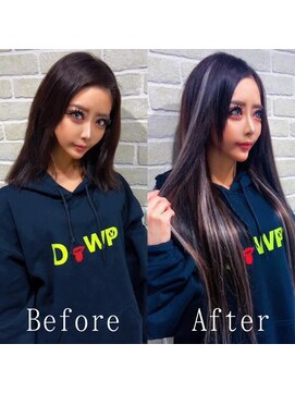 ARビューティー ギンザ(AR Beauty Ginza) ブラック×パープルシルバー#シールエクステ#大人かわいい#銀座