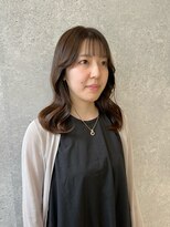 アース 三軒茶屋店(HAIR&MAKE EARTH) くびれ巻き/ココアブラウン/透明感カラー