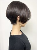 【morio原宿】黒髪ショートボブ前髪なしくびれショート