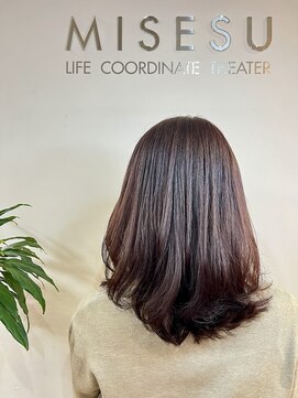 ミセス 天神店(MISESU) チェリーブラウンカラー