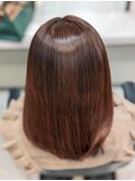 30代/ピンクブラウンカラー&メテオトリートメント