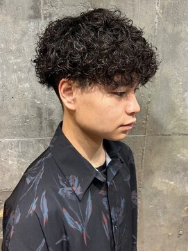 ソレイユ バイ アルフレッド(SOLEIL by alfRed) ハードパーマ　束感プードルパーマ　ツーブロックマッシュ