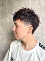 ソラ ヘアデザイン(Sora hair design) 琥珀色のメンズショートヘア