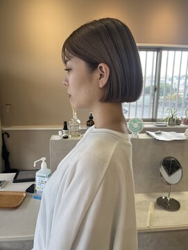 アスラン(ASLAN) 【aslan】ハイトーンボブ/ミニボブ/ボブ/カームベージュ