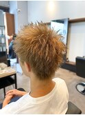 【IRIE HAIR赤坂】スパイキーショート×ブリーチカラー