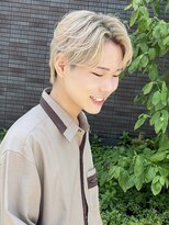 ビューエヒメ(VIEW EHIME)&nbsp;韓国風センターパートシースルーバングメンズ透明感カラー