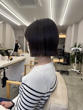 サンド 鹿児島中央(sand) @ayumi.sand ボブ　ぷつっとボブ