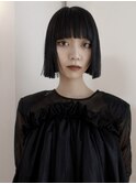 切りっぱなしボブ