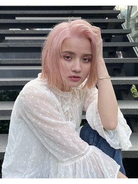 イヴォークトーキョーオーサカ(EVOKE TOKYO osaka) ペールピンク×からっぱなし