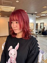 ミニム ヘアー(minim hair) 1週間後にピンクに色落ちするカラー♪