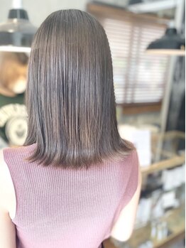 ヌーバイアンドライフ(NU. by and life)の写真/≪千葉・市原≫で艶やかな美髪へ。カラーやパーマのダメージを改善し、毛先までなめらかな質感に◎