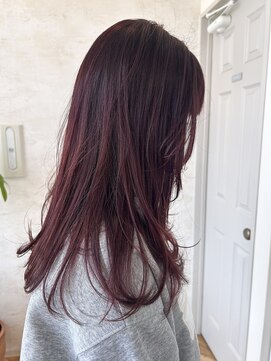 プリンプ トータルビューティ(PRIMP.total beauty) お顔まわりレイヤー×カシスpink ♪