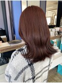 ブリーチなしレッド