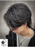 フェザーパーマ風スタイリング