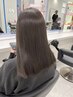 カット+ストレートパーマ＋ワンカラー+炭酸泉Spa【￥18700】