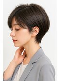 くびれ耳掛けショートカット/ミセス/40代50代60代【仙台駅近】
