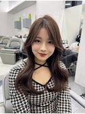 イメチェン/ホワイトブロンド/外ハネボブ/美髪/渋谷