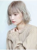 チェリーブラウン/ミニウルフ/デジタルパーマ[自由が丘］