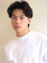 ブゾン(buZon)&nbsp;【buZon ブゾン】センターパート韓国風マッシュニュアンスパーマ