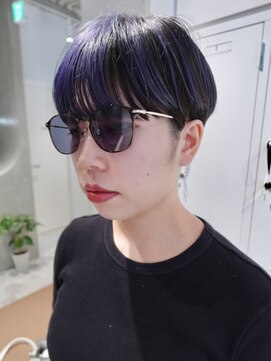 テクネ 天神大名(techne) 天神大名ダブルカラーショートアンブレラカラーインナーカラー