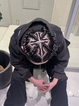 ヴァイス 新宿店(VAICE) クロスデザインコーンロウ