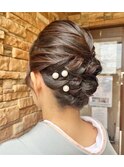 訪問着お着付けヘアセット