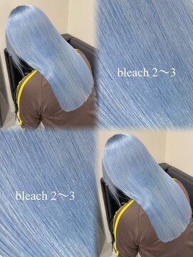 ベレーザ 渋谷(BELEZA) 16648ブリーチダブルカラーブルールーツカラーシルバーベージュ