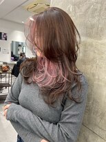 キング 枚方店(K!ng) ハイライトカラーミルクティーベージュレイヤーカットオルチャン