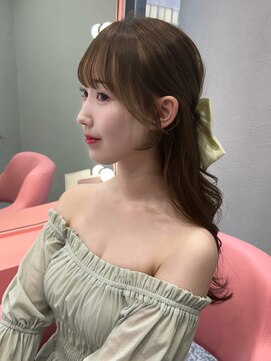 ボタン シブヤ(VOTAN SHIBUYA) アレンジでも可愛い顔周り♪♪