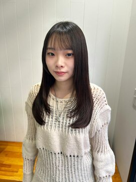ビューバイネオリーブ 用賀店(Beau'r by neolive) 大人ガーリーダークアッシュ似合わせカットミディアムレイヤー