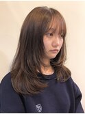 20代30代40代こなれミディアム小顔似合わせレイヤー