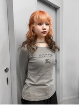 ヴァーディ オモテサンドウ(Vardy omotesando)&nbsp;roots/ルーツカラー オレンジ ハイトーン デザインカラー