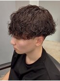 メンズパーマ/ツイストスパイラル/サーフカール/men's/眉毛