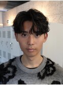 シャドウパーマルーズパーマスパイラルパーマセンターパート