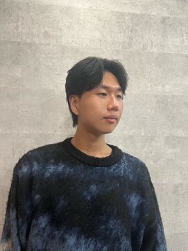ソイクフ(SOY KUFU) センターパートメンズマッシュツーブロック/東伏見/田無