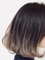 ヘアー バイ ミーズ(hair by Mii’s) 伸ばしかbob / グラデーション グレージュ