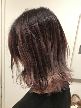 エイト新宿店(EIGHT shinjuku) ピンクパープルグレージュ_ヴェールウェーブ