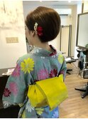 浴衣の着付けヘアーアレンジ