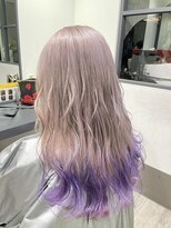 ルイス(L'wis)&nbsp;プラチナホワイト＋ラベンダー　代表朝長