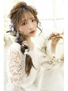 ヘアセットサロンシャルメ 梅田店(Hair Make Salon CHARMER) ゆるふわ編み下ろし