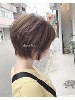 ビアム(Biam) 前下がりショートボブ☆ショートパーマ